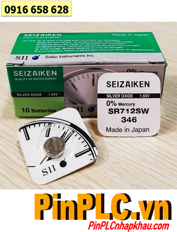 Seizaiken SR712SW - Pin 346, Pin đồng hồ 1.55v Seizaiken SR712SW Pin 346 (Xuất xứ Nhật)